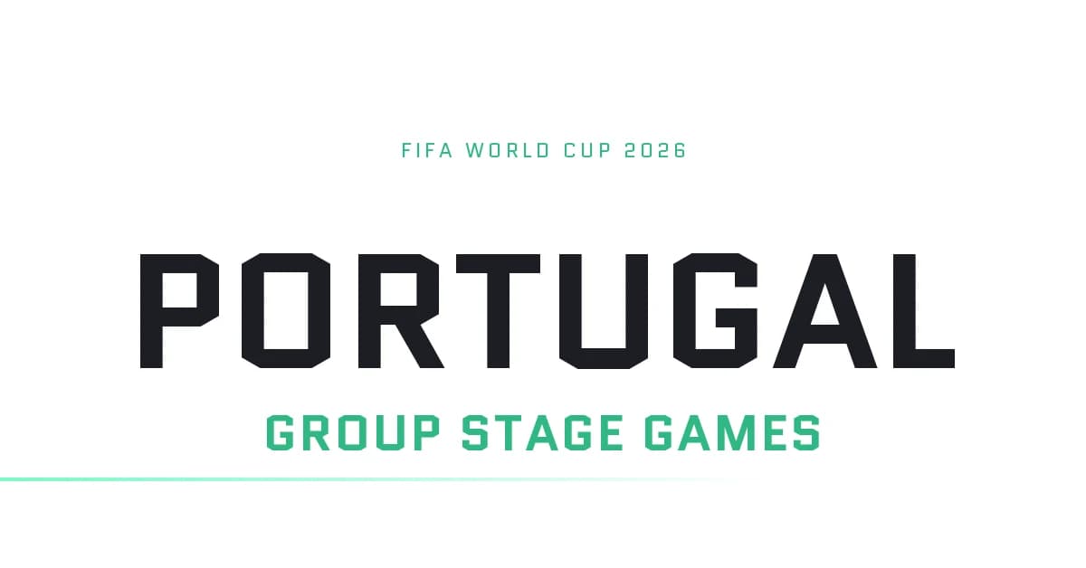 Portugal's Group Stage Games